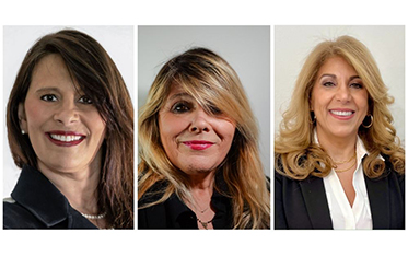 Michel Madjerich, Christina De Falco, and Paula Ruidiaz